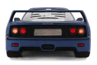 FERRARI F40 BLUE GT Spirit 1:18 Resinemodell (Türen, Motorhaube... nicht zu öffnen!)